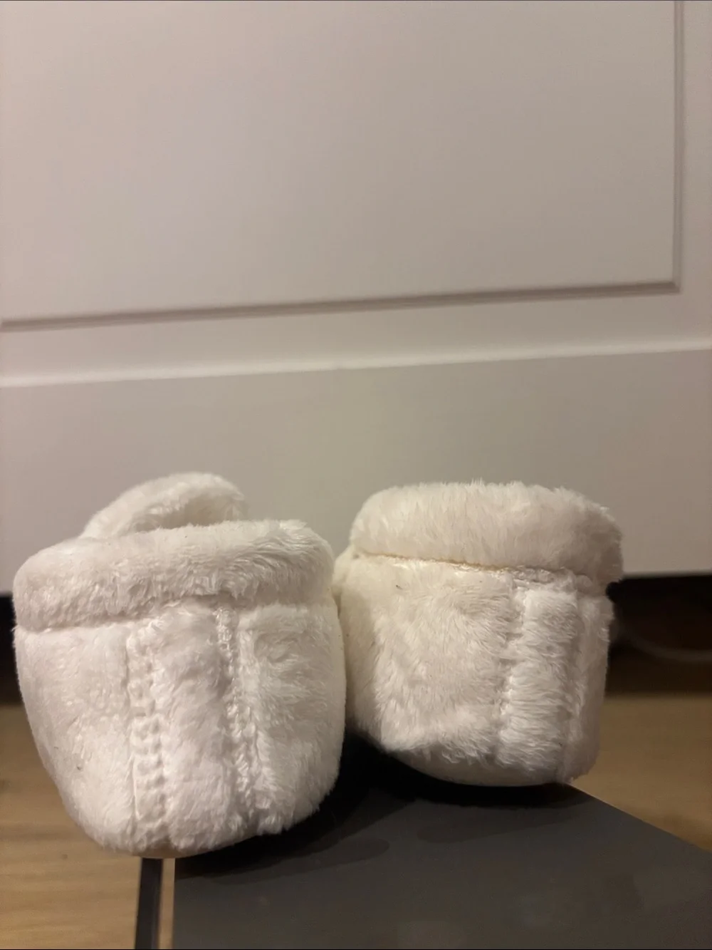 UGG Ivory Plush Infant Slippers